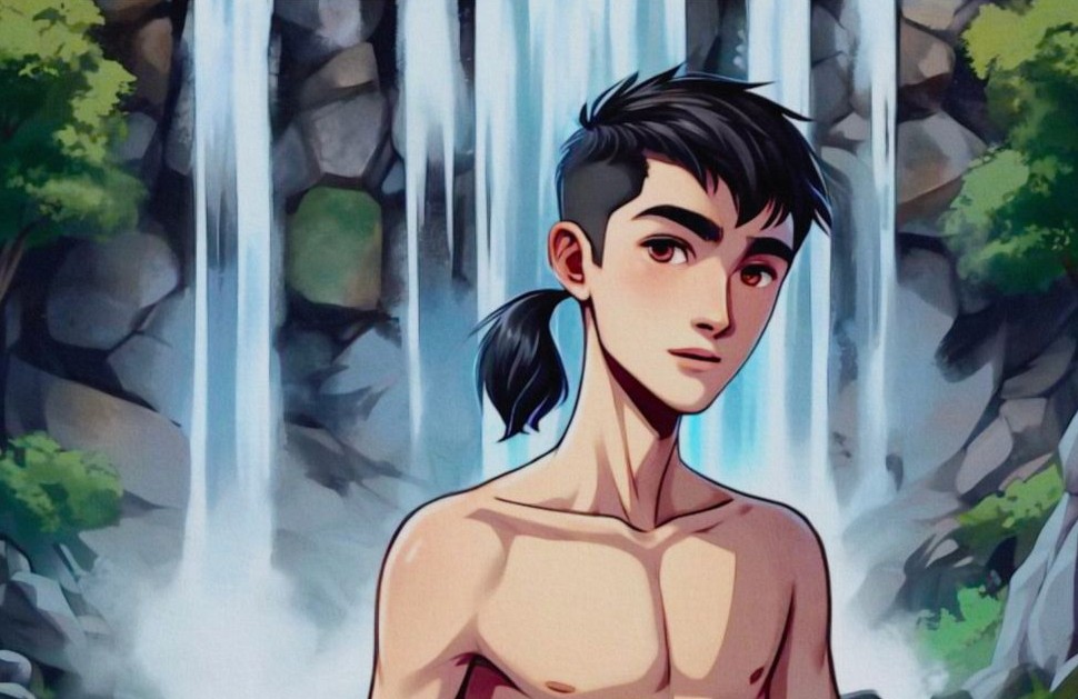 cdrama waterfall hero – prints available