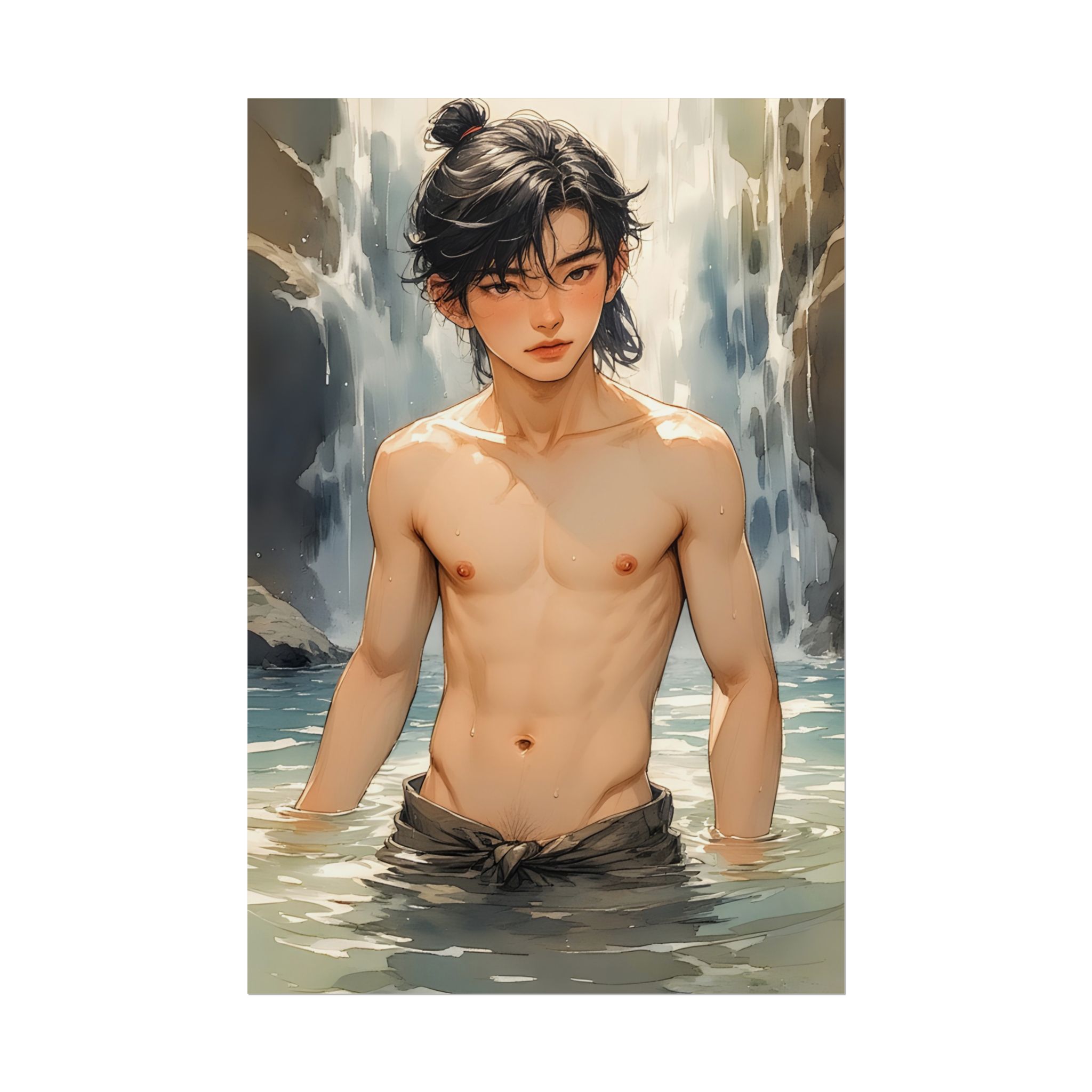cdrama hero – shirtless poster