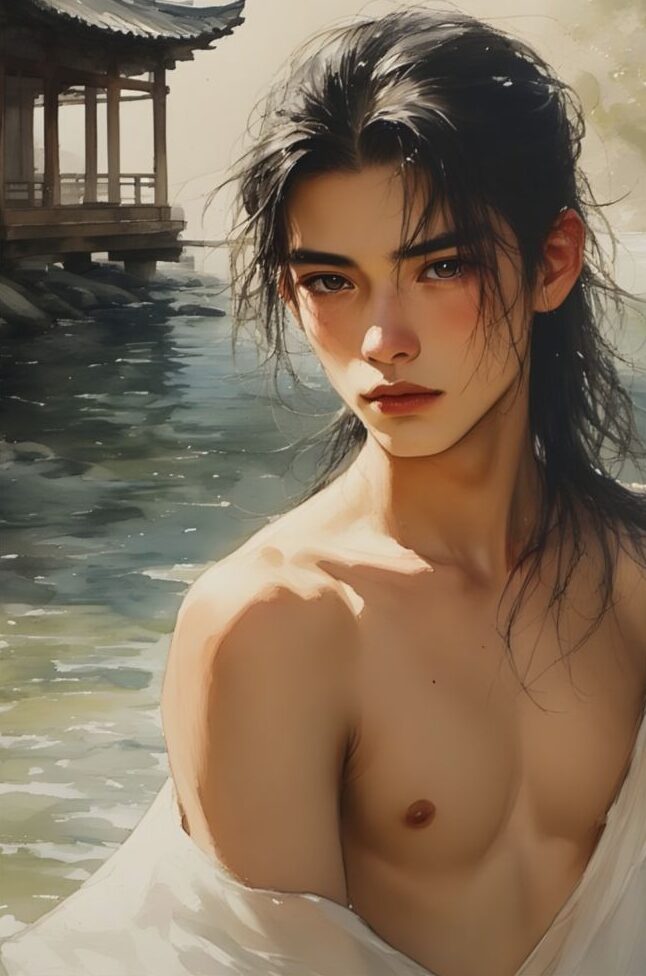 gentle shirtless cdrama hero